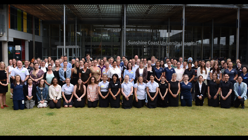 More than 140 graduate nurses and midwives have joined the Sunshine Coast Hospital and Health Service (SCHHS) 2023 graduate program.